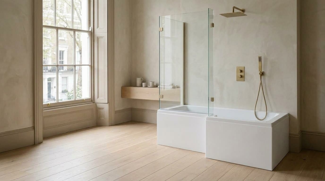 Illustration: shower bath
